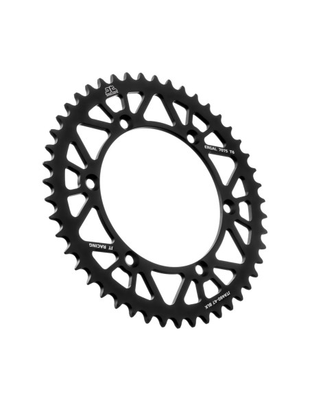corona moto jt sprockets de aluminio de 47 dientes jta460 47blk