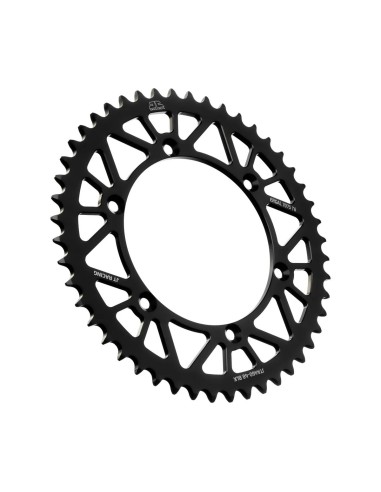 corona moto jt sprockets de aluminio de 48 dientes jta460 48blk