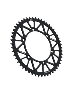 corona moto jt sprockets de aluminio de 52 dientes jta460 52blk