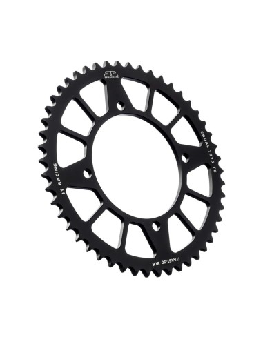 corona moto jt sprockets de aluminio de 50 dientes jta461 50blk