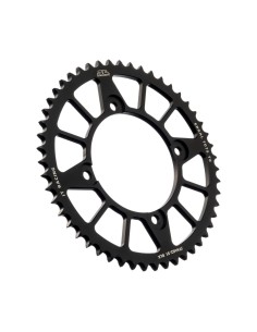 corona moto jt sprockets 51 dientes p 520 aluminio negro jta462 51blk