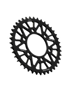 corona moto jt sprockets 40 dientes p 520 aluminio negro jta478 40blk