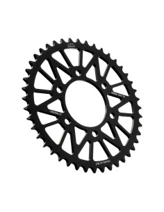 corona moto jt sprockets 44 dientes p 520 aluminio negro jta478 44blk