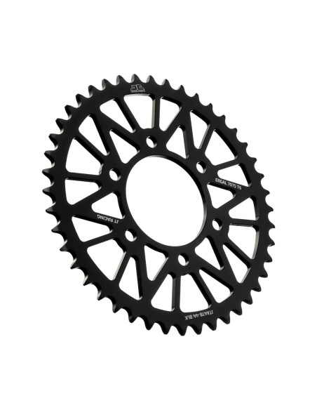 corona moto jt sprockets 44 dientes p 520 aluminio negro jta478 44blk