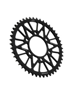 corona moto jt sprockets 46 dientes p 520 aluminio negro jta478 46blk