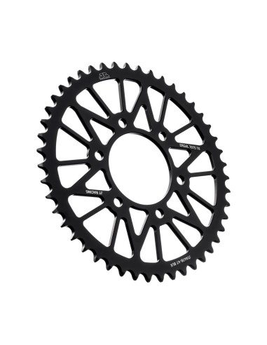 corona moto jt sprockets de aluminio de 47 dientes jta478 47blk
