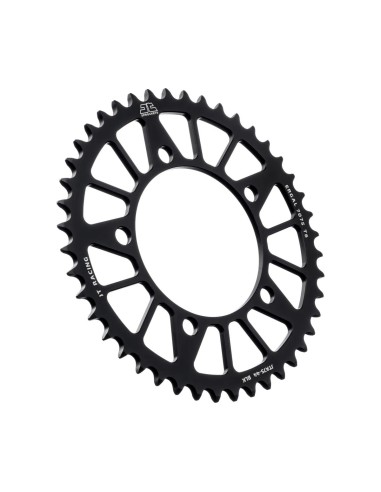 corona moto jt sprockets 44 dientes p 520 aluminio negro jta75 44blk