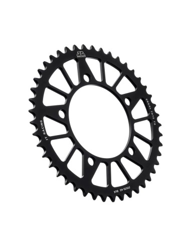 corona moto jt sprockets 45 dientes p 520 aluminio negro jta75 45blk