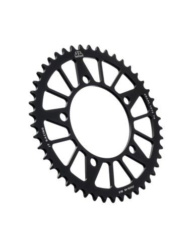 corona moto jt sprockets 46 dientes p 520 aluminio negro jta75 46blk