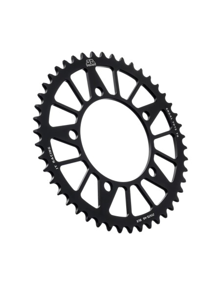 corona moto jt sprockets 46 dientes p 520 aluminio negro jta75 46blk