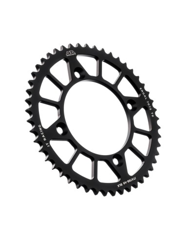 corona moto jt sprockets de aluminio de 49 dientes jta798 49blk