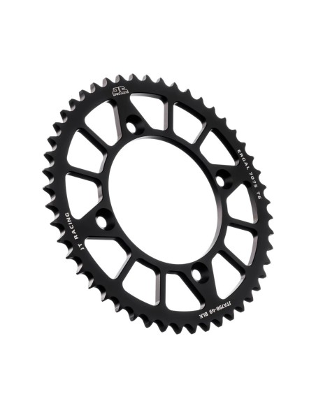 corona moto jt sprockets de aluminio de 49 dientes jta798 49blk