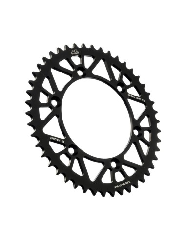 corona moto jt sprockets de aluminio de 46 dientes jta808 46blk