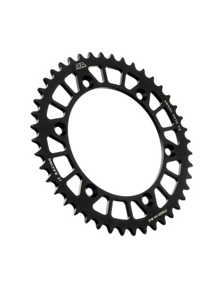 corona moto jt sprockets de aluminio de 44 dientes jta822 44blk