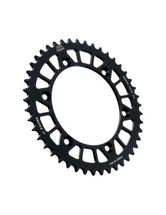 corona moto jt sprockets de aluminio de 45 dientes jta822 45blk