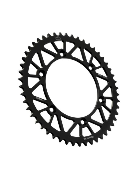 corona moto jt sprockets de aluminio de 50 dientes jta822 50blk