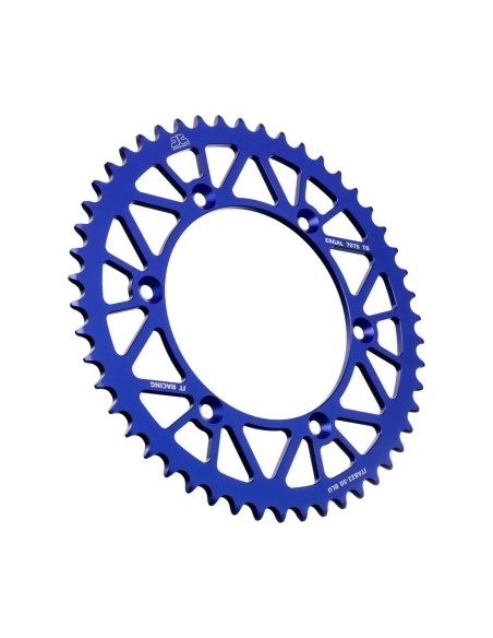 corona moto jt sprockets de aluminio de 50 dientes jta822 50blu