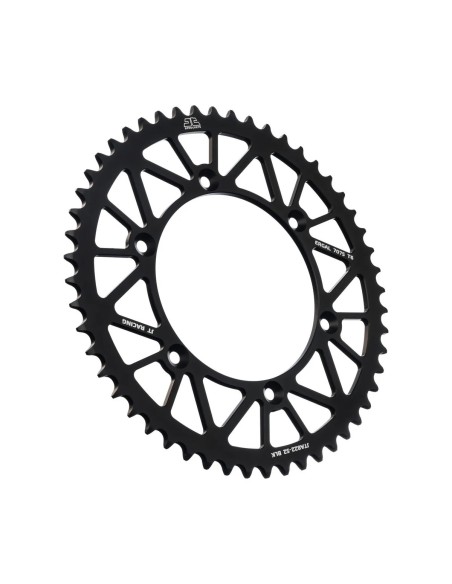 corona moto jt sprockets de aluminio de 52 dientes jta822 52blk