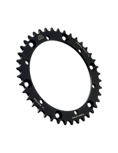 corona moto jt sprockets de aluminio de 40 dientes jta853 40blk