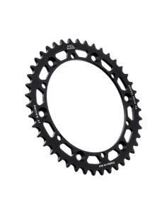 corona moto jt sprockets 43 dientes p 520 aluminio negro jta853 43blk