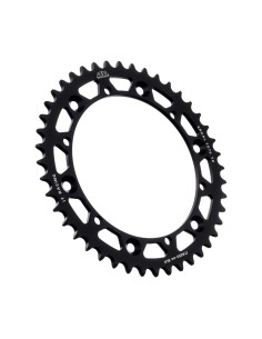 corona moto jt sprockets 44 dientes p 520 aluminio negro jta853 44blk