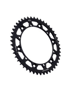 corona moto jt sprockets 46 dientes p 520 aluminio negro jta853 46blk