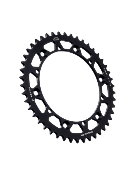 corona moto jt sprockets 46 dientes p 520 aluminio negro jta853 46blk