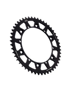 corona moto jt sprockets de aluminio de 49 dientes jta853 49blk