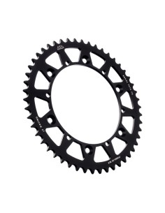 corona moto jt sprockets de aluminio de 50 dientes jta853 50blk