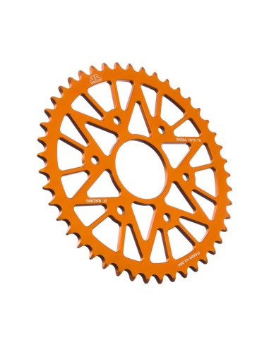 corona moto jt sprockets de aluminio de 45 dientes jta890 45org