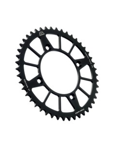 corona moto jt sprockets 46 dientes p 520 aluminio negro jta891 46blk