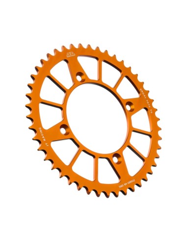 corona moto jt sprockets 46 dientes p 520 alum naranja jta891 46org