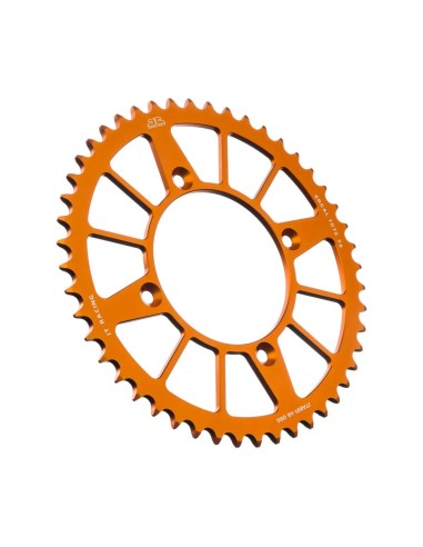 corona moto jt sprockets de aluminio de 48 dientes jta891 48org