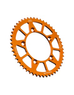 corona moto jt sprockets 50 dientes aluminio naranja jta894 50org