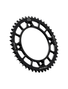 corona moto jt sprockets de aluminio de 46 dientes jta895 46blk