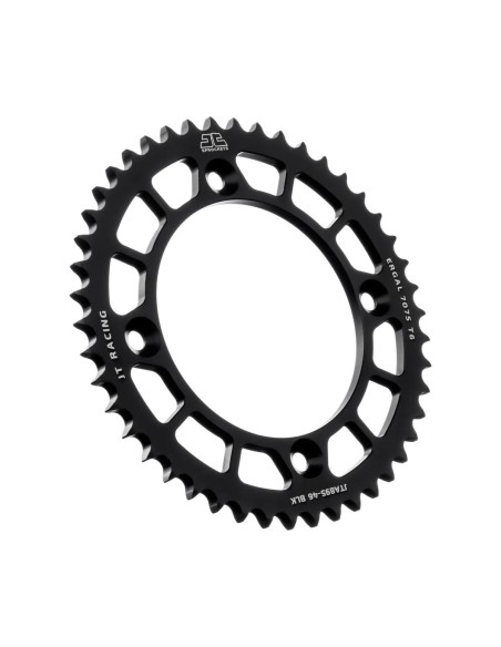 corona moto jt sprockets de aluminio de 46 dientes jta895 46blk
