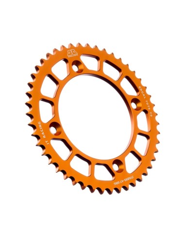 corona moto jt sprockets 47 dientes p 520 alum naranja jta895 47org