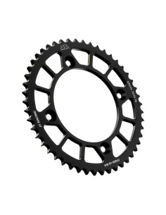 corona moto jt sprockets 49 dientes p 520 aluminio negro jta895 49blk