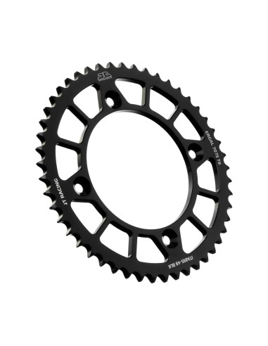 corona moto jt sprockets 49 dientes p 520 aluminio negro jta895 49blk
