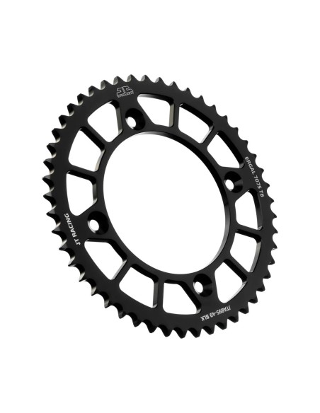 corona moto jt sprockets 49 dientes p 520 aluminio negro jta895 49blk