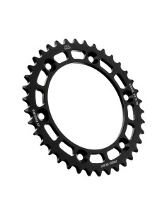 corona moto jt sprockets 38 dientes p 520 aluminio negro jta897 38blk