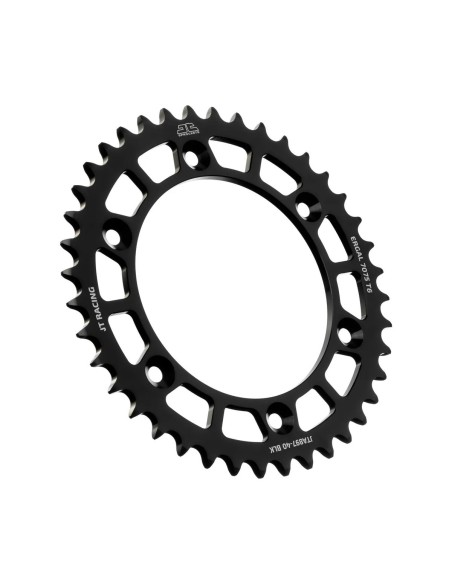 corona moto jt sprockets de aluminio de 40 dientes jta897 40blk