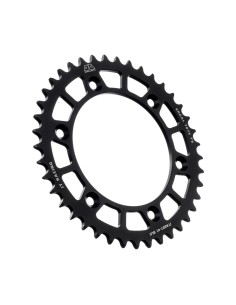 corona moto jt sprockets 41 dientes p 520 aluminio negro jta897 41blk