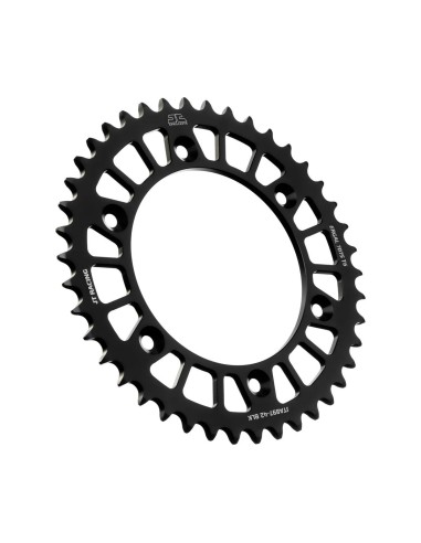 corona moto jt sprockets de aluminio de 42 dientes jta897 42blk