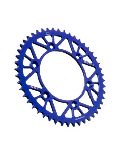 corona moto jt sprockets de aluminio de 48 dientes jta897 48blu