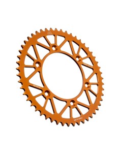 corona moto jt sprockets 51 dientes p 520 alum naranja jta897 51org