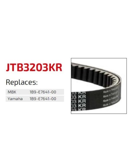 correa moto jt kevlar yamaha premium jtb3203kr