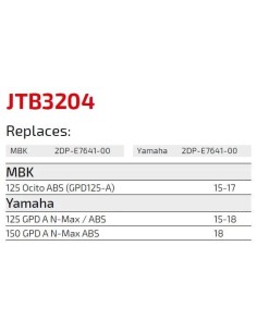 correa jt para yamaha n max 125 y 150 2