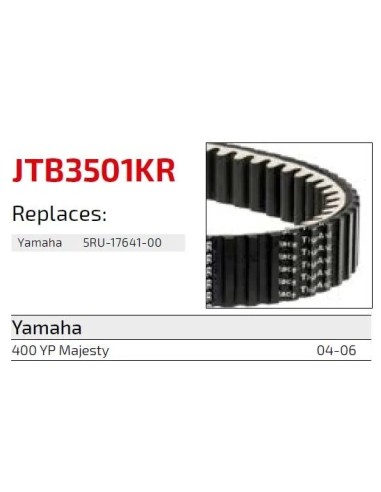 correa moto jt kevlar yamaha premium jtb3402kr