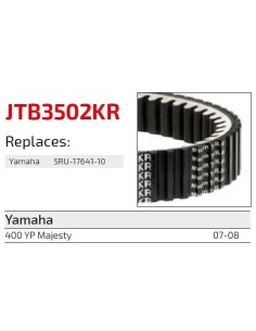 correa moto jt kevlar yamaha premium jtb3501kr 2